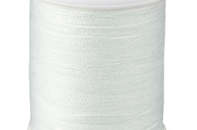 Нитки швейные для отстрочки Aerofil №35 (300) Madeira, цвет 8010-белый