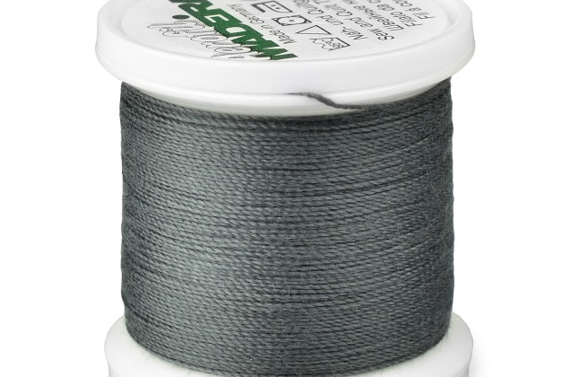 Нитки швейные для отстрочки Aerofil №35 (100) Madeira, цвет 8614-серый