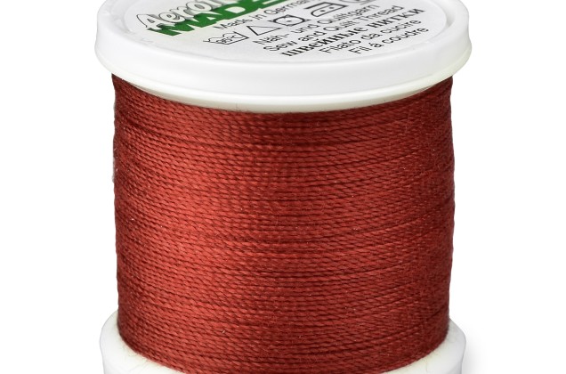 Нитки швейные для отстрочки Aerofil №35 (100) Madeira, цвет 8638-бордовый