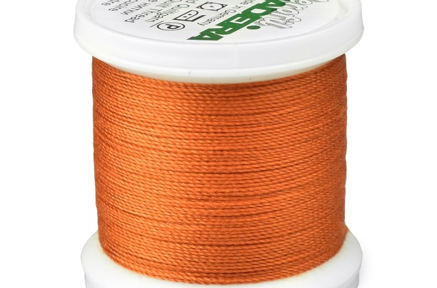 Нитки швейные для отстрочки Aerofil №35 (100) Madeira, цвет 8651-оранжевый