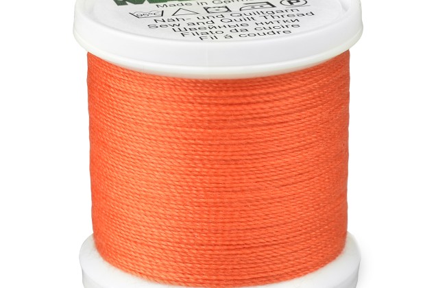 Нитки швейные для отстрочки Aerofil №35 (100) Madeira, цвет 8678-оранжевый