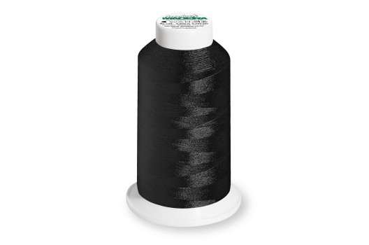 Нитки швейные для оверлока Aerolock №125 (2500) Madeira, цвет 8000 (черный)