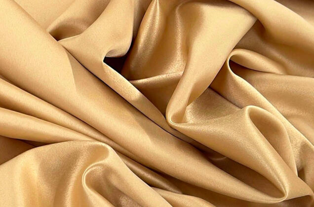 Свадебный сатин с лайкрой, золотой арт. 36 1