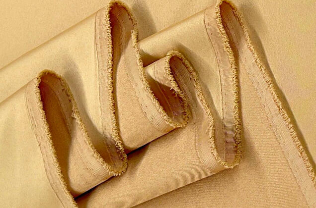 Свадебный сатин с лайкрой, золотой арт. 36 2