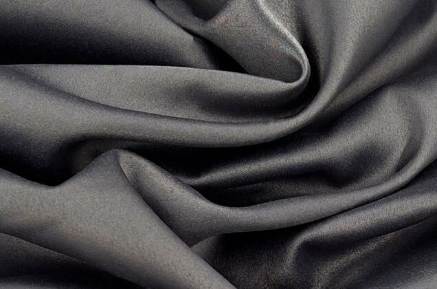 Свадебный сатин с лайкрой, морозный серый, арт. 30