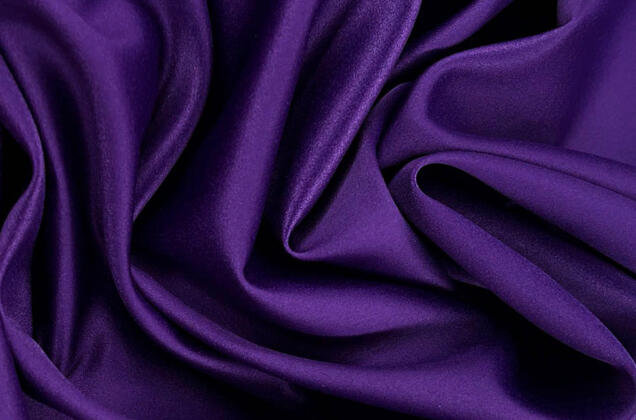 Свадебный сатин с лайкрой, фиолетовый индиго арт.  29 1