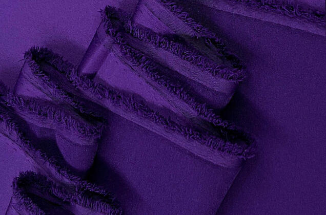 Свадебный сатин с лайкрой, фиолетовый индиго арт.  29 2