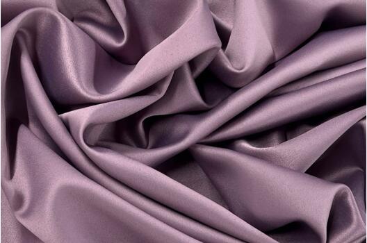 Свадебный сатин с лайкрой, серо-фиолетовый арт. 28