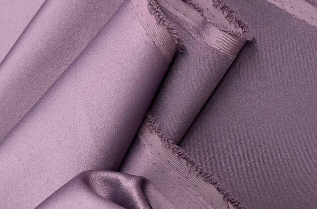 Свадебный сатин с лайкрой, серо-фиолетовый арт. 28 2