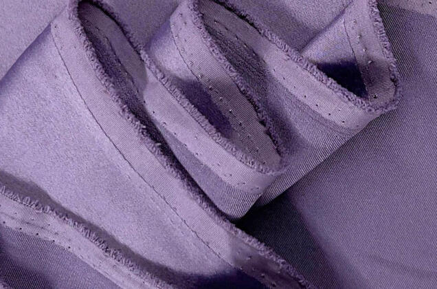 Свадебный сатин с лайкрой, лавандово-серый арт. 27 1