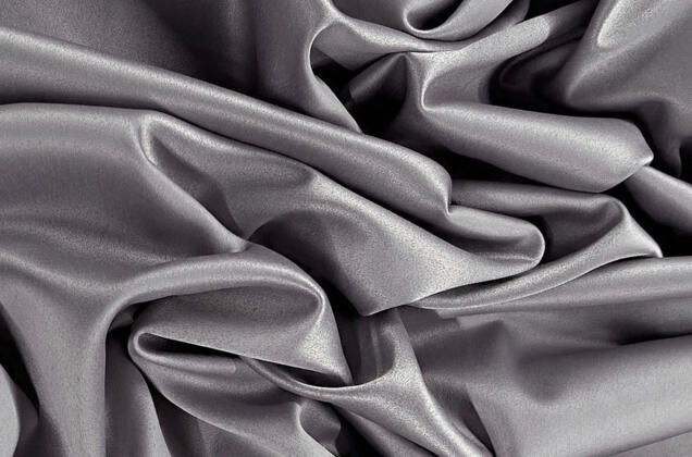 Свадебный сатин с лайкрой, серый, арт. 25