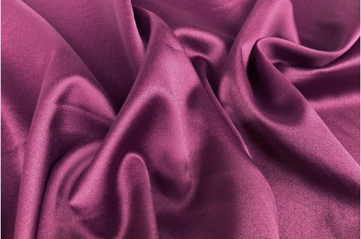 Свадебный сатин с лайкрой, пурпурный, арт. 20