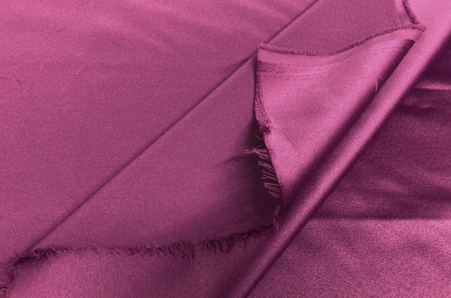 Свадебный сатин с лайкрой, пурпурный, арт. 20 2