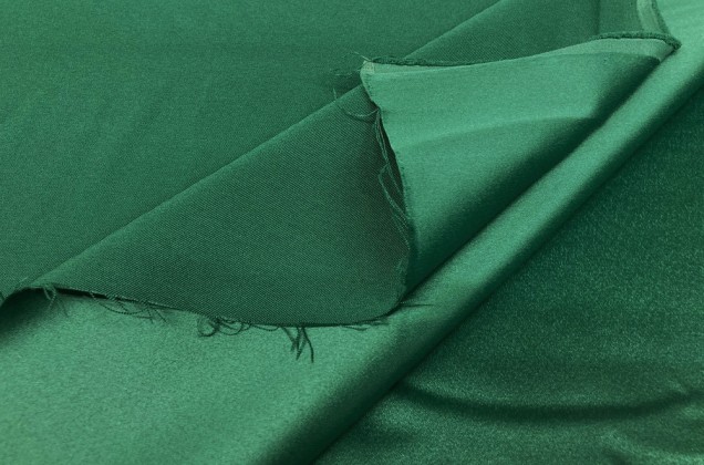 Свадебный сатин с лайкрой, зеленый, арт. 19 2