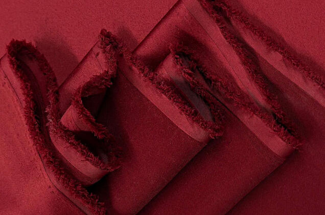 Свадебный сатин с лайкрой, рубиновый красный, арт. 18 2