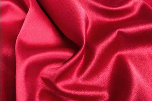 Свадебный сатин с лайкрой, красный, арт. 16