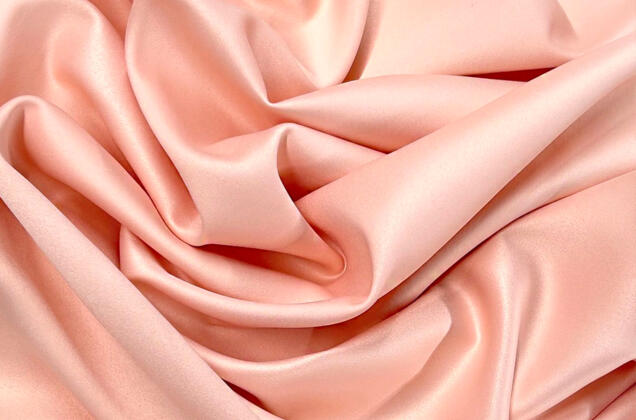 Свадебный сатин с лайкрой, розовое облако, арт. 10