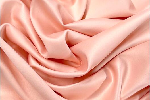 Свадебный сатин с лайкрой, розовое облако, арт. 10