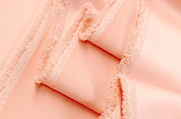 Свадебный сатин с лайкрой, розовое облако, арт. 10 2