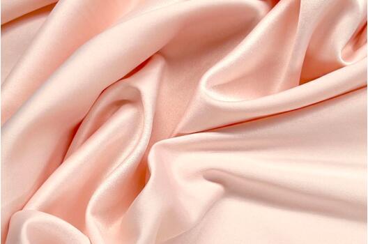 Свадебный сатин с лайкрой, нежный персик, арт. 9