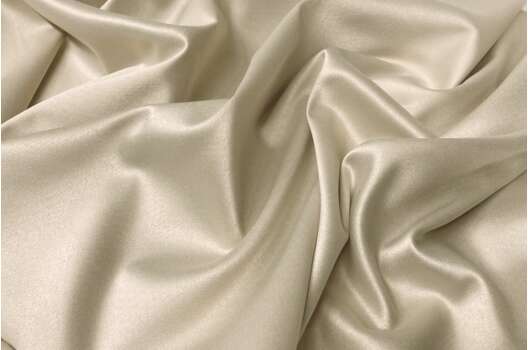 Свадебный сатин с лайкрой, крем-брюле, арт. 5