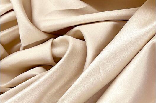 Свадебный сатин с лайкрой, крем-брюле, арт. 5