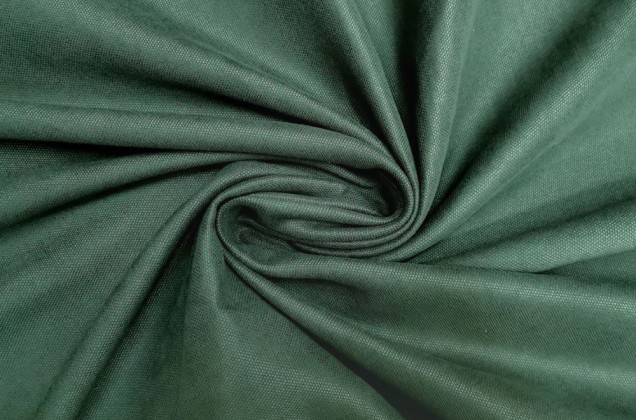 Портьерный Канвас шторный, темно-зеленый (56), 300 см