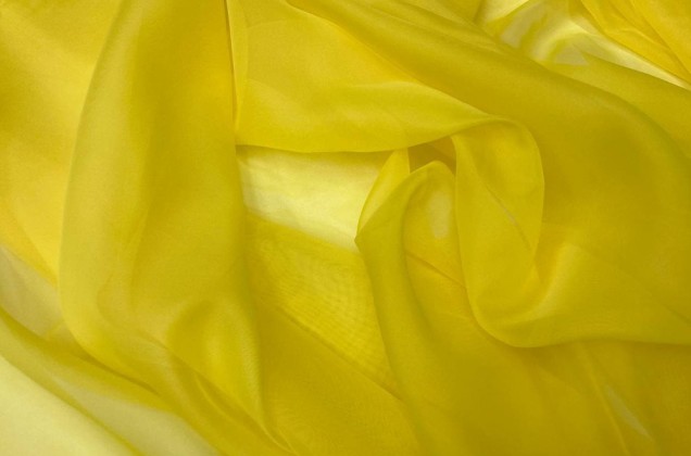 Вуаль желтого цвета с утяжелителем, 300 см, Турция 2