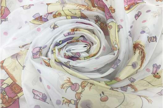 Вуаль детская, Дети и котик