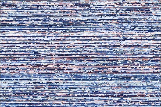 Дак (DUCK) Абстракция полосы сине-бежевые
